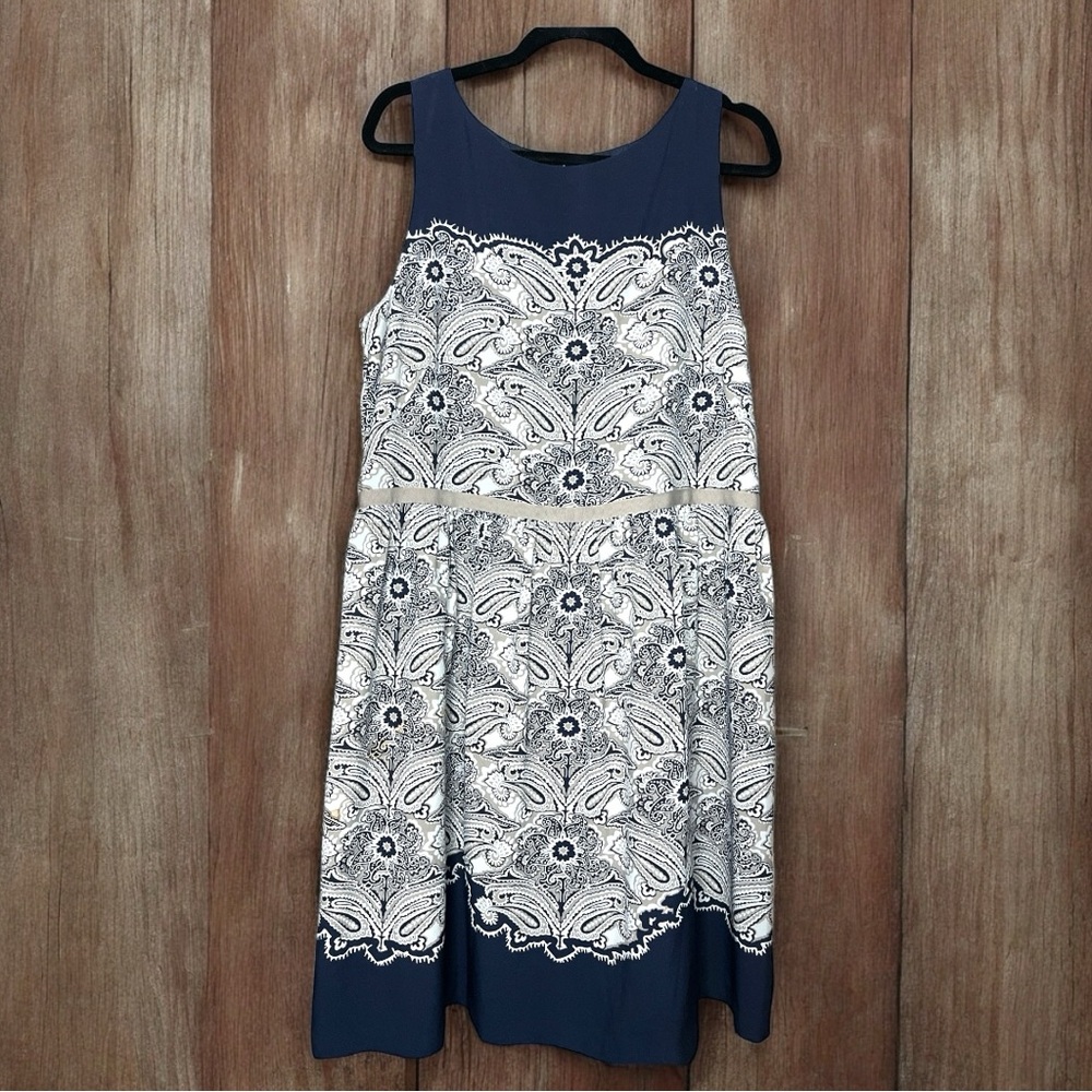 Ann Taylor LOFT Navy Dress‎ SZ 14